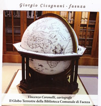 Il "globo terrestre" di Coronelli. Scianna ha restaurato il "globo celeste", esposto nella sala studio