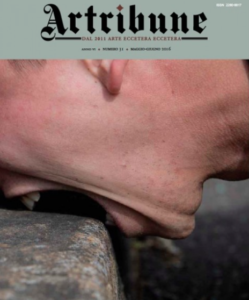 La copertina di maggio-giugno 2016 di "Artribune" con in primo piano un'opera di Marco Ceroni
