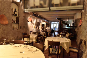 Il ristorante La Grotta a Brisighella