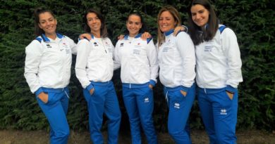 Tennis Club Faenza - Serie A1 Femminile 2019 - da sinistra Scala Arcangeli Balducci Zucchini Ercolino