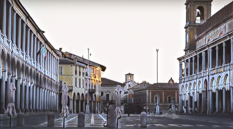 Faenza piazza mosaico